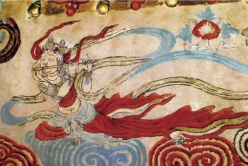 莫高窟壁畫中的飛天